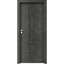 Porta STYL 2 s plnou doskou Betón Tmavý 